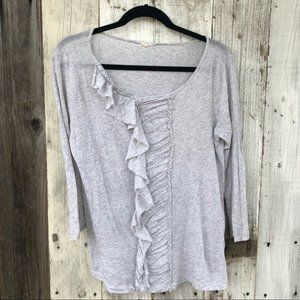 🐰 J. Crew Ruffle Blouse